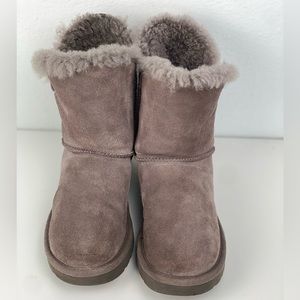 UGG Boots Constantine Shearling Ankle Snow Women’s Size 6 Gray Suede